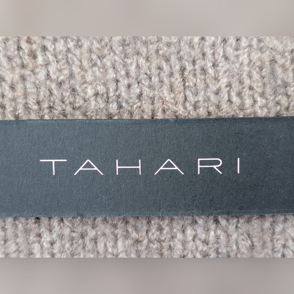 NWT Tahari Hooded Taube Knit Cardigan Women Size Small Sleeveless Front Pockets - Picture 8 of 17